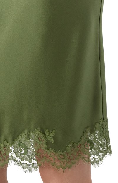 Атласная юбка SAINT LAURENT, арт. 863693/Y7G27, фото 5