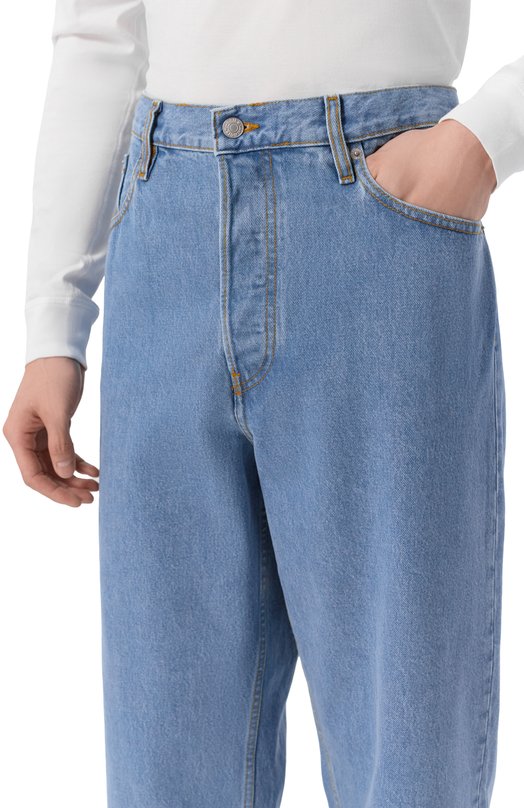 Джинсы Dries Van Noten 020942/3384 Голубой  020942/3384 Фото 5