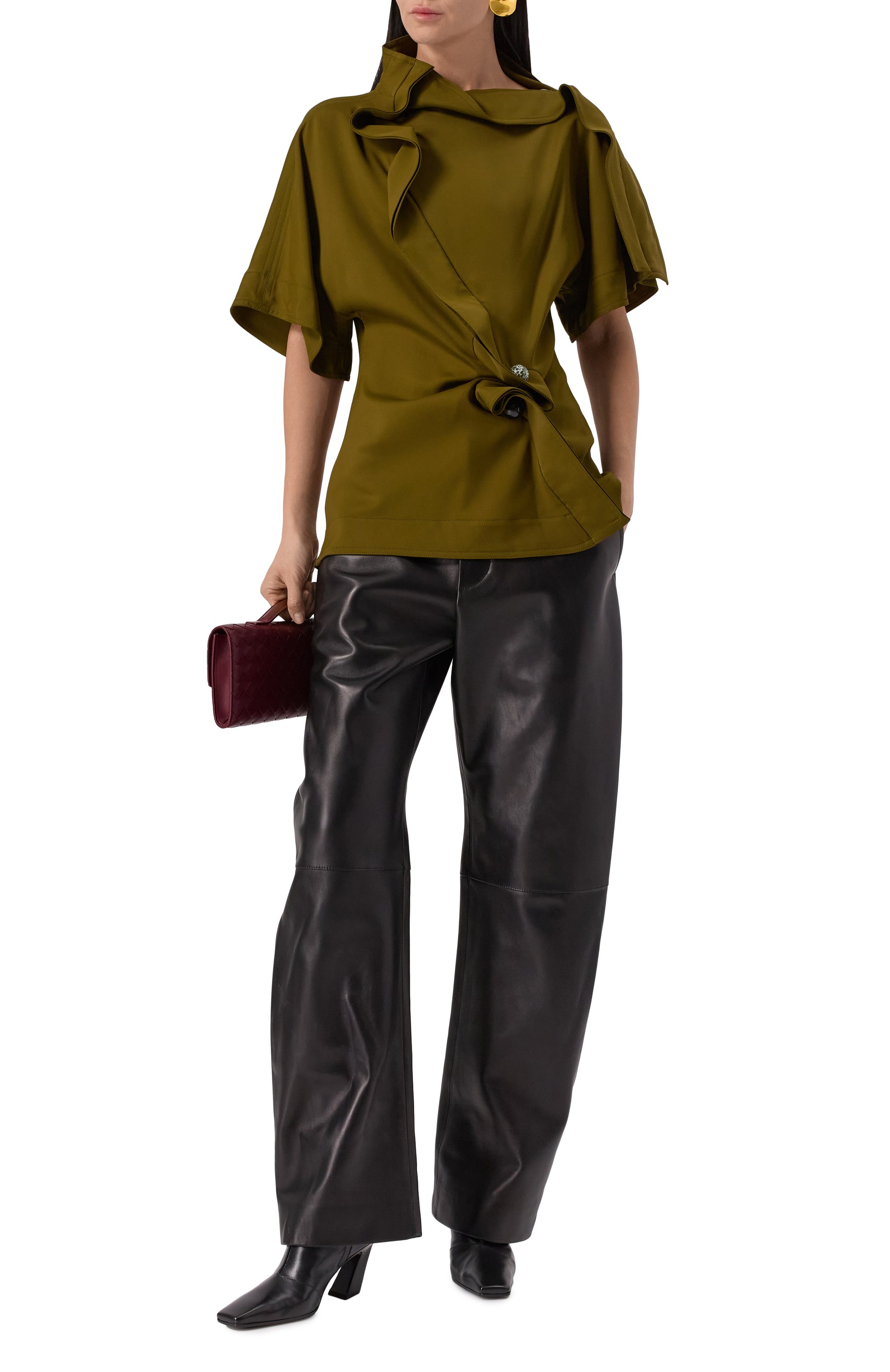 Топ из вискозы BOTTEGA VENETA, арт. 797412 V3Z10, фото 2