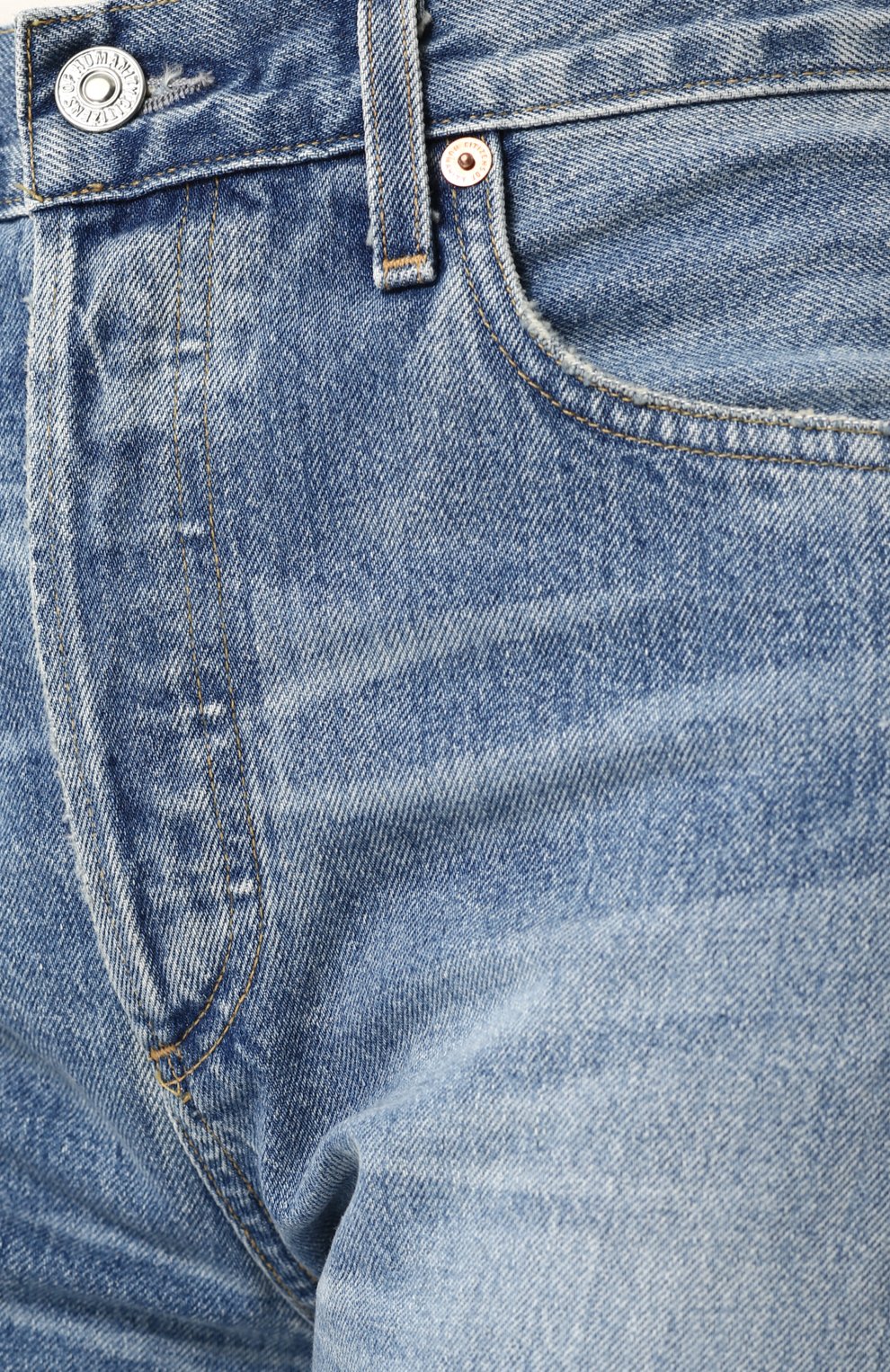 Укороченные джинсы прямого кроя с потертостями CITIZENS OF HUMANITY, арт. 1620B-837, фото 5