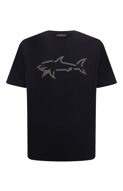 Хлопковая футболка Paul&Shark 14311653 Синий 14311653