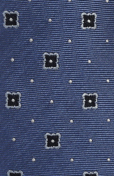 Шелковый галстук CANALI синего цвета по цене 15450 руб., арт. 18/HJ03953, фото 4 Шелковый галстук CANALI, арт. 18/HJ03953, фото 4