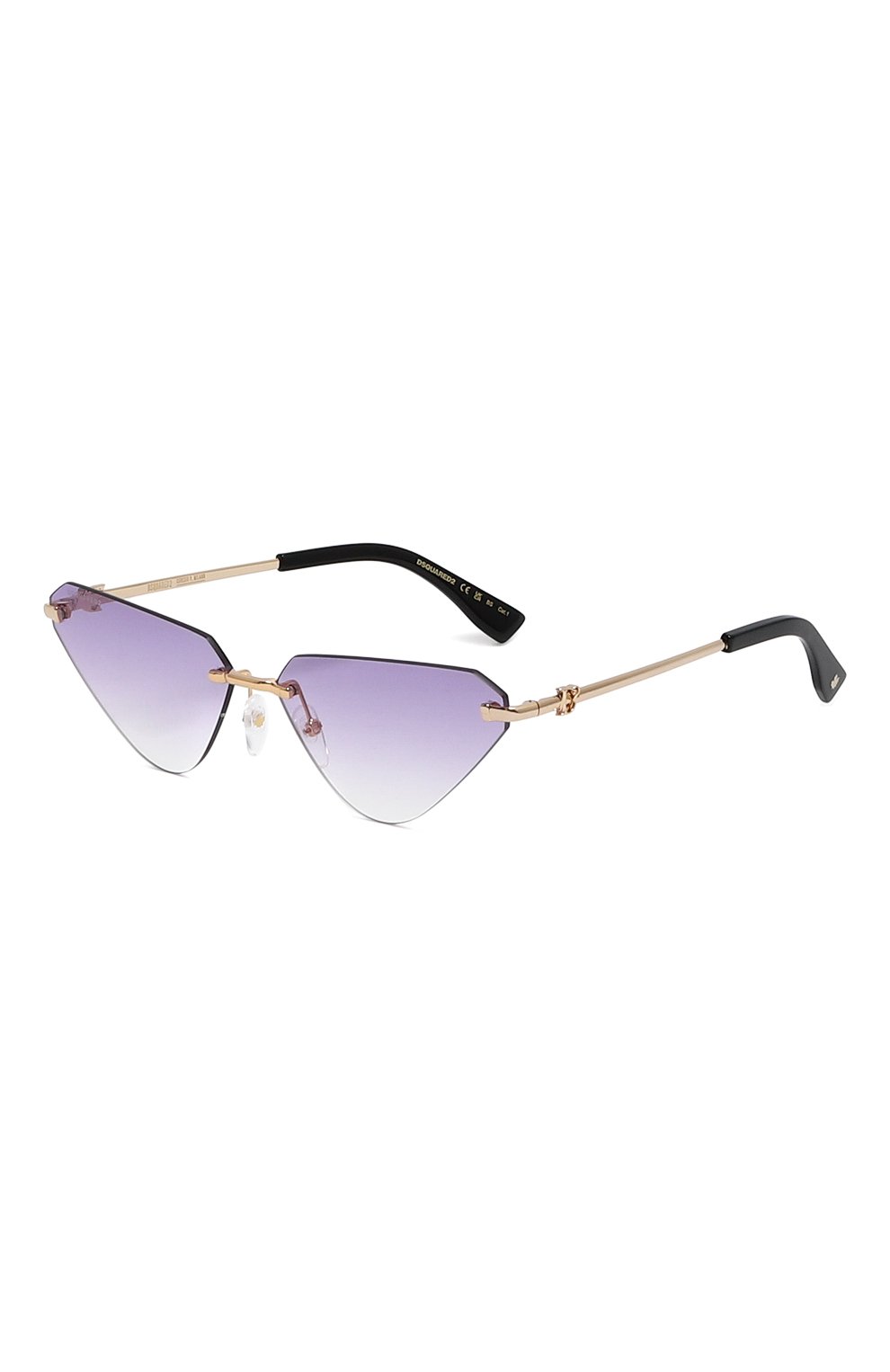 Солнцезащитные очки DSQUARED2 фиолетового цвета по цене 34700 руб., арт. D20108 S9E, фото 1 Солнцезащитные очки DSQUARED2, арт. D20108 S9E, фото 1