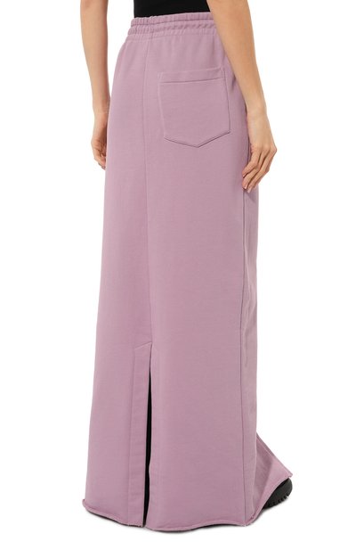 Хлопковая юбка DRIES VAN NOTEN сиреневого цвета по цене 42750 руб., арт. 222-011118-5615, фото 4 Хлопковая юбка DRIES VAN NOTEN, арт. 222-011118-5615, фото 4