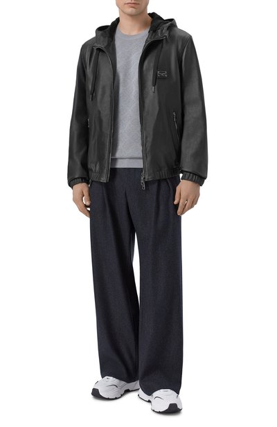 Кожаный бомбер DOLCE & GABBANA, арт. G9ZY6L/GK311, фото 2