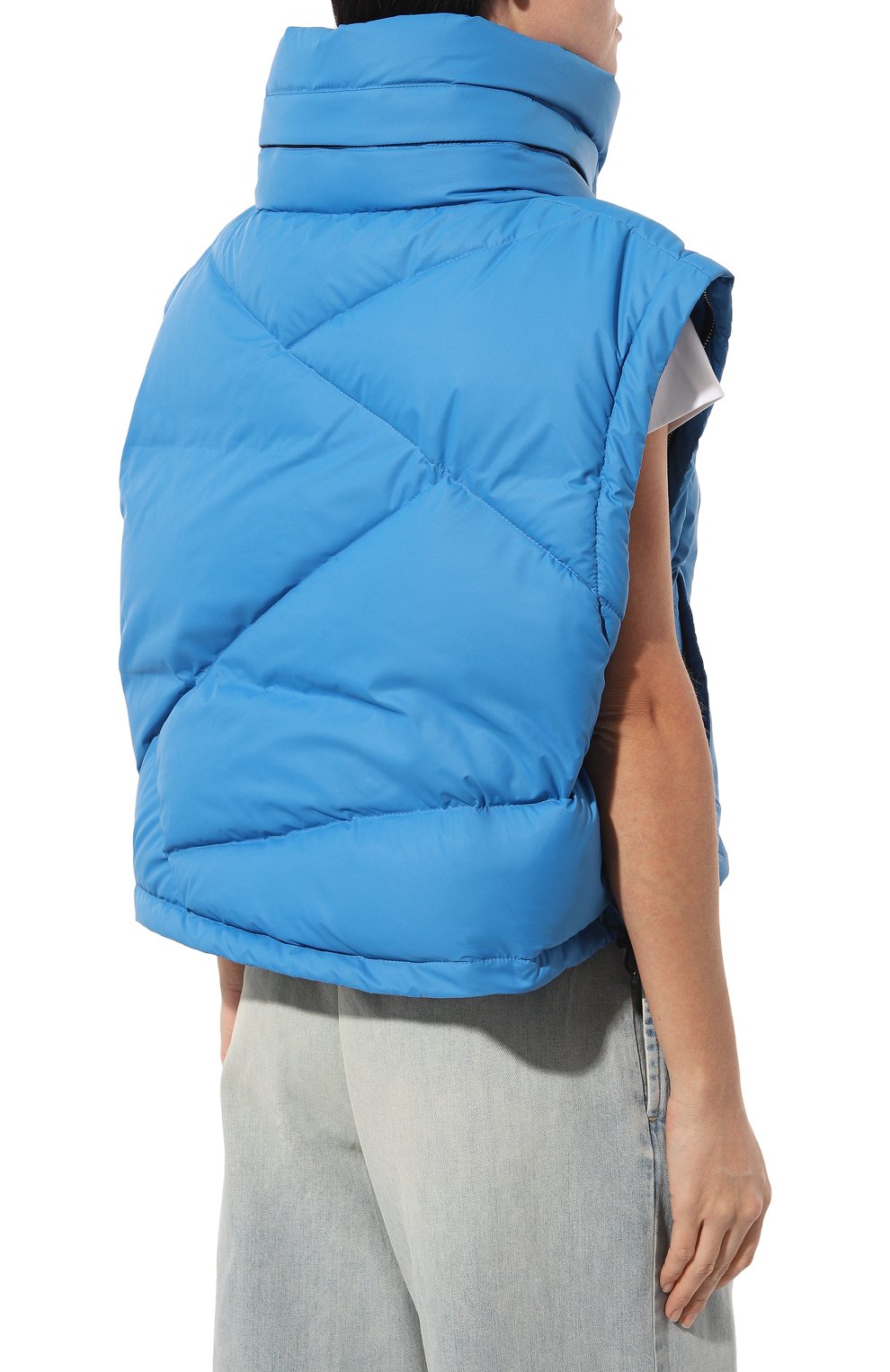Пуховик ERMA голубого цвета по цене 50820 руб., арт. FW0617, фото 6 Пуховик ERMA, арт. FW0617, фото 6