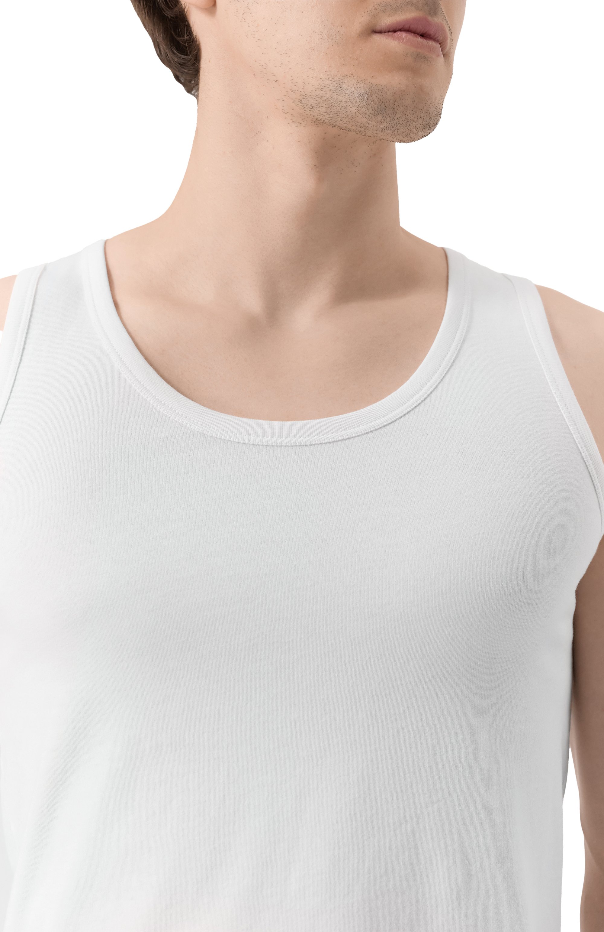 Хлопковая майка DRIES VAN NOTEN, арт. 251-021105-1600, фото 5