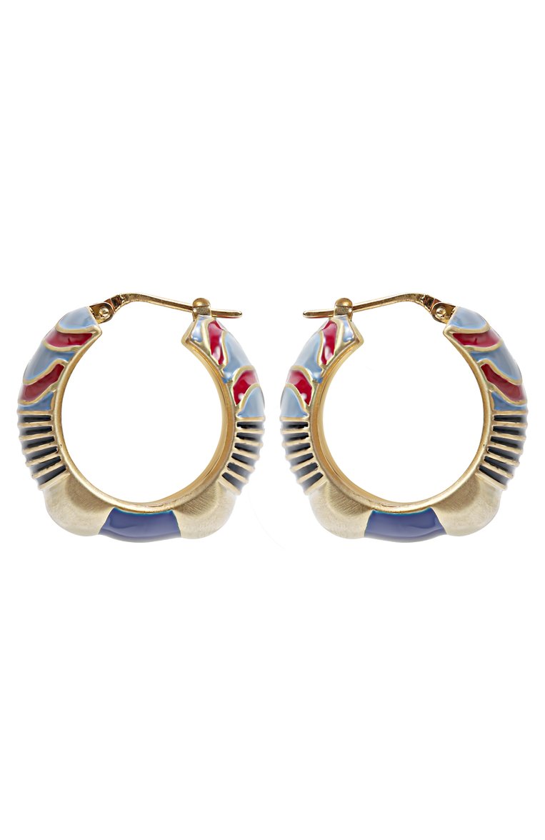 Женские серьги GIORGIO ARMANI голубого цвета, арт. GW001173 AF15587 | Фото 1 (Региональные ограничения белый список (Axapta Mercury): Не проставлено; Нос: Не проставлено; Материал: Металл)