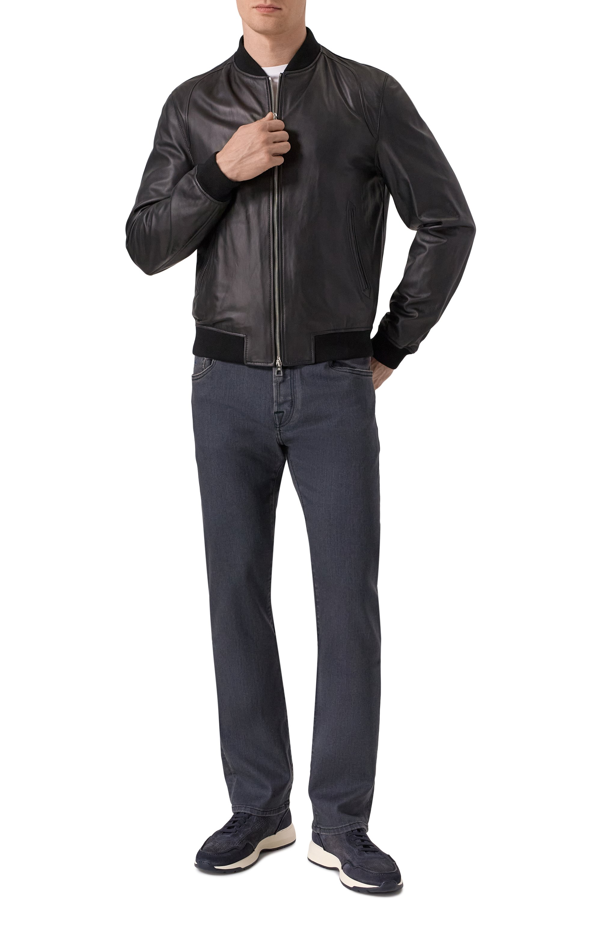 Замшевые кроссовки ZILLI, арт. H0199AM1194VZEV05, фото 2