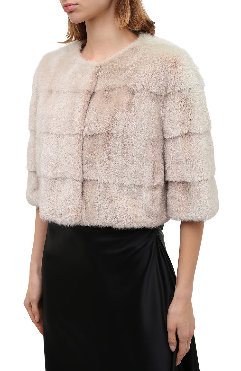 Шуба из меха норки YVES SALOMON, арт. 6EYV27941VMLX, фото 3