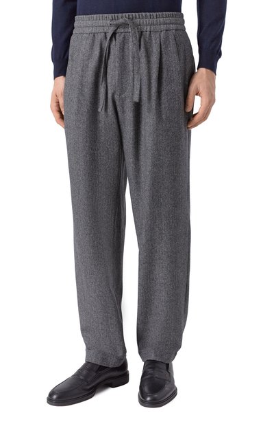 Шерстяные брюки DOLCE & GABBANA, арт. GP12QT/FCMDE, фото 3