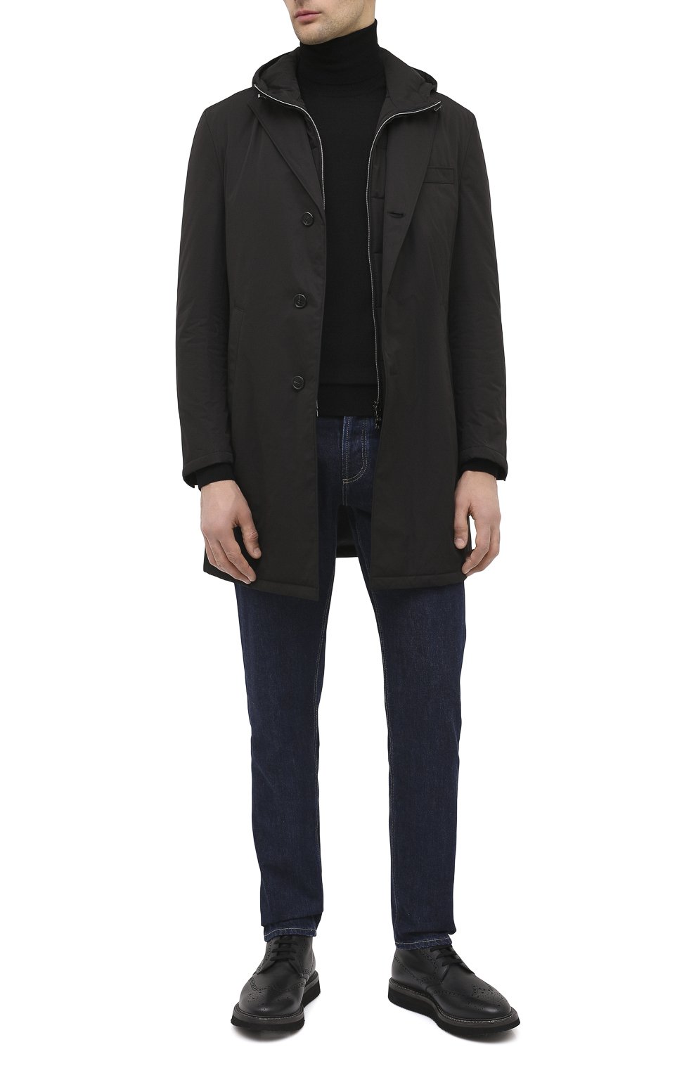 Утепленный плащ CORNELIANI, арт. 861567-0813106/00, фото 2