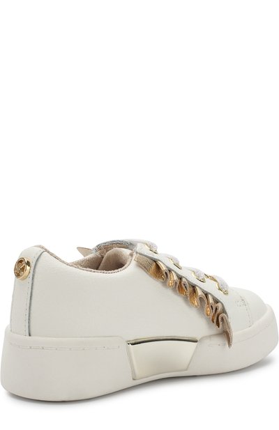 Кожаные кеды с металлизированной оборкой MICHAEL KORS COLLECTION, арт. ZIA GUARD RAIL-T, фото 3