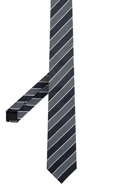 Шелковый галстук BROUBACK темно-синего цвета по цене 5995 руб., арт. TIE 8CM/FW22, фото 3 Шелковый галстук BROUBACK, арт. TIE 8CM/FW22, фото 3