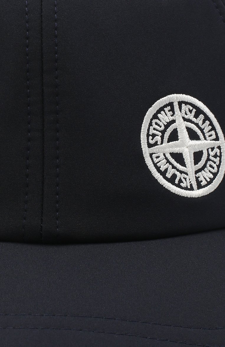 Мужская бейсболка STONE ISLAND темно-синего цвета, арт. 731599222 | Фото 3 (Материал: Текстиль, Синтетический материал; Нос: Не проставлено)