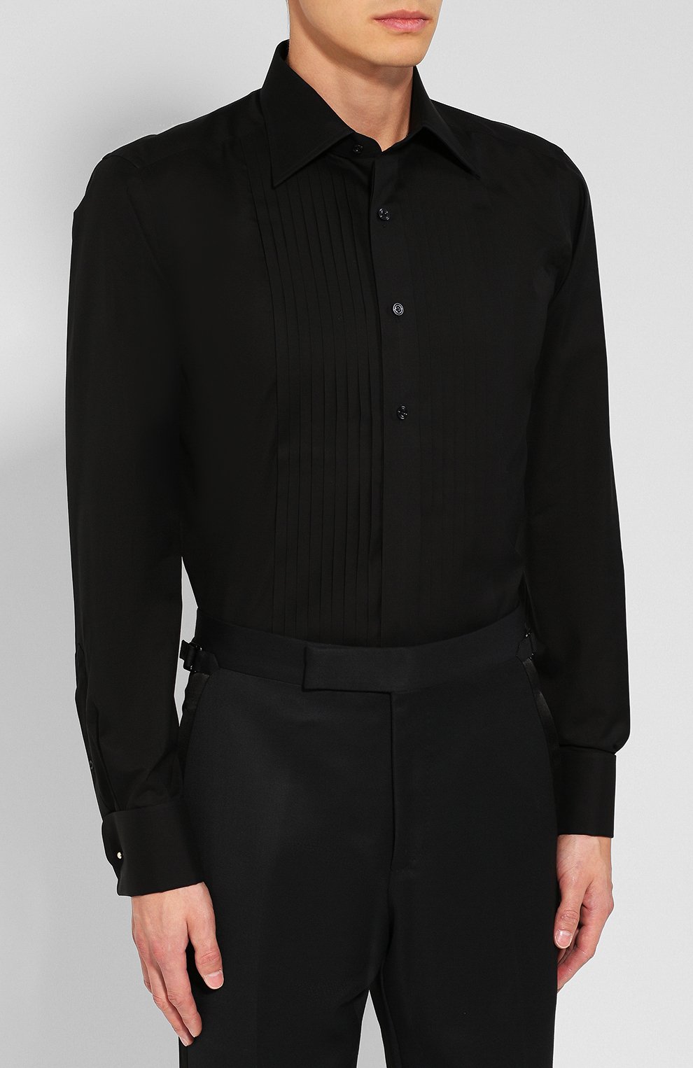 Хлопковая сорочка под смокинг TOM FORD, арт. 4FT288/94SIJE, фото 3