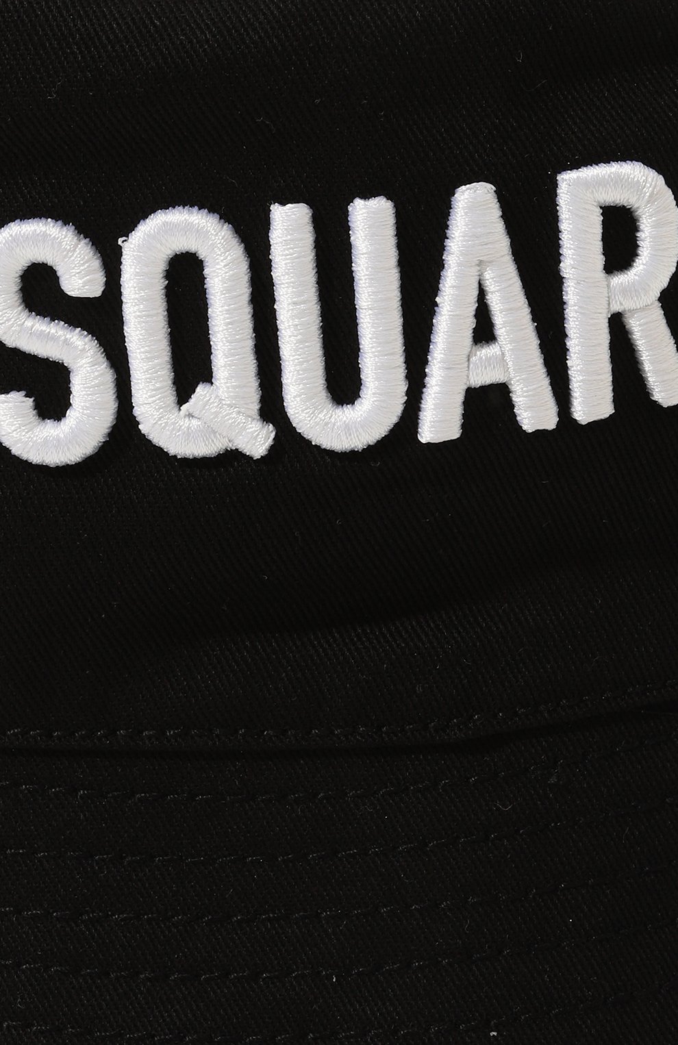 Хлопковая панама DSQUARED2 черного цвета по цене 9240 руб., арт. DQ1537/D00YT, фото 3 Хлопковая панама DSQUARED2, арт. DQ1537/D00YT, фото 3