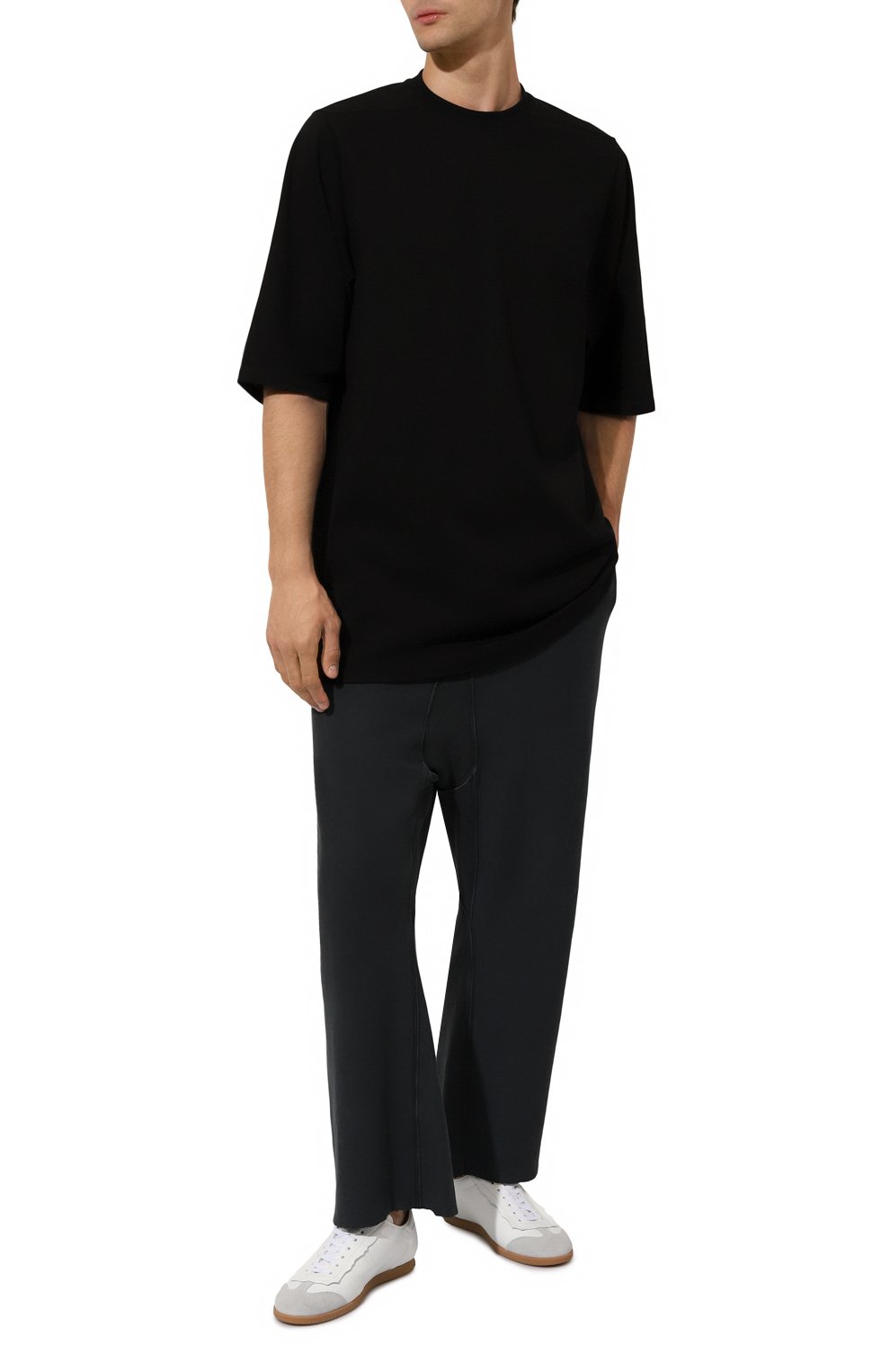 Хлопковая футболка RICK OWENS, арт. RU02D6249/BA, фото 2