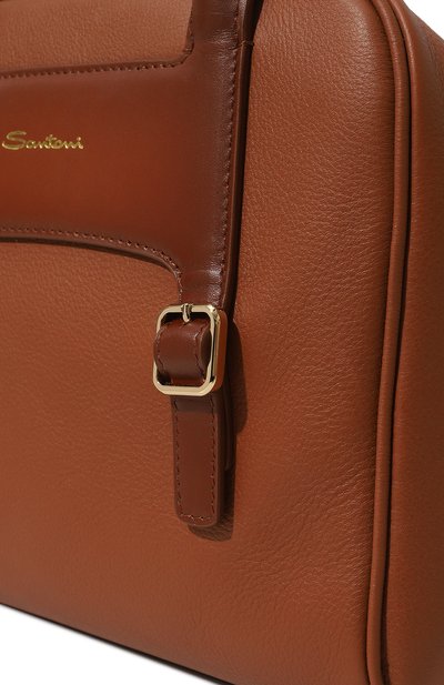 Сумка SANTONI коричневого цвета по цене 119500 руб., арт. DFBBA2418DB-HST4N01, фото 3 Сумка SANTONI, арт. DFBBA2418DB-HST4N01, фото 3