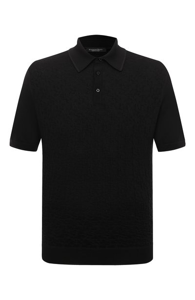 Мужская поло из шелка и хлопка STEFANO RICCI, арт. K818059P13/F23286