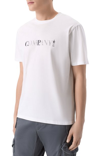 Хлопковая футболка C.P. COMPANY, арт. 20CMTS085A/005100W, фото 3