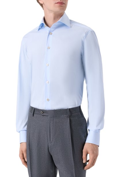 Хлопковая сорочка KITON, арт. UCCH0943204, фото 3