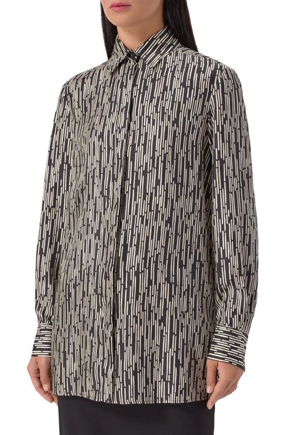 Шелковая рубашка KITON, арт. D55407K0586G06, фото 3