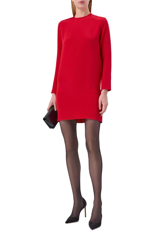 Шелковое платье OLOLOL OLD357/1423.600 Красный  OLD357/1423.600 Фото 2