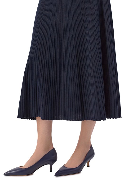 Кожаные туфли Kiton D61819K0524F36 Синий  D61819K0524F36 Фото 2