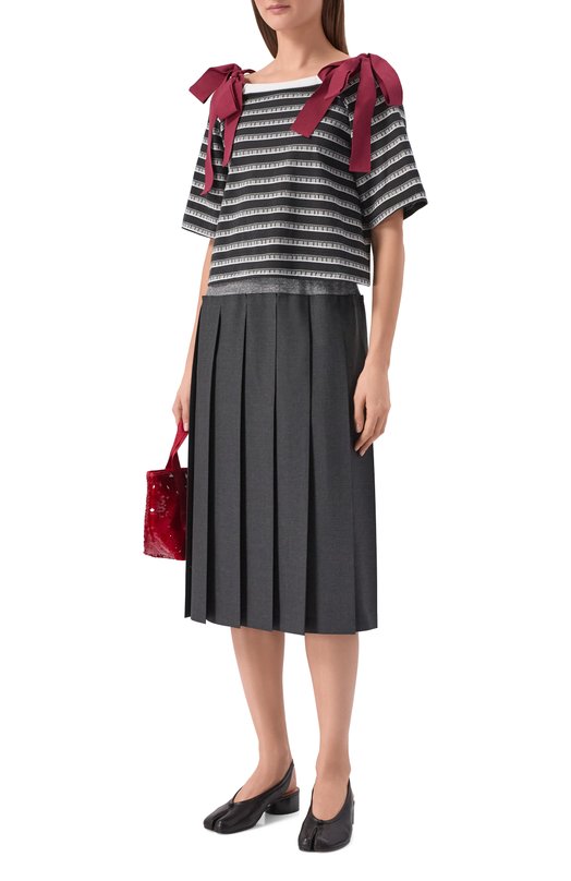 Хлопковая футболка Undercover UP1F1811-1 Чёрный  UP1F1811-1 Фото 2