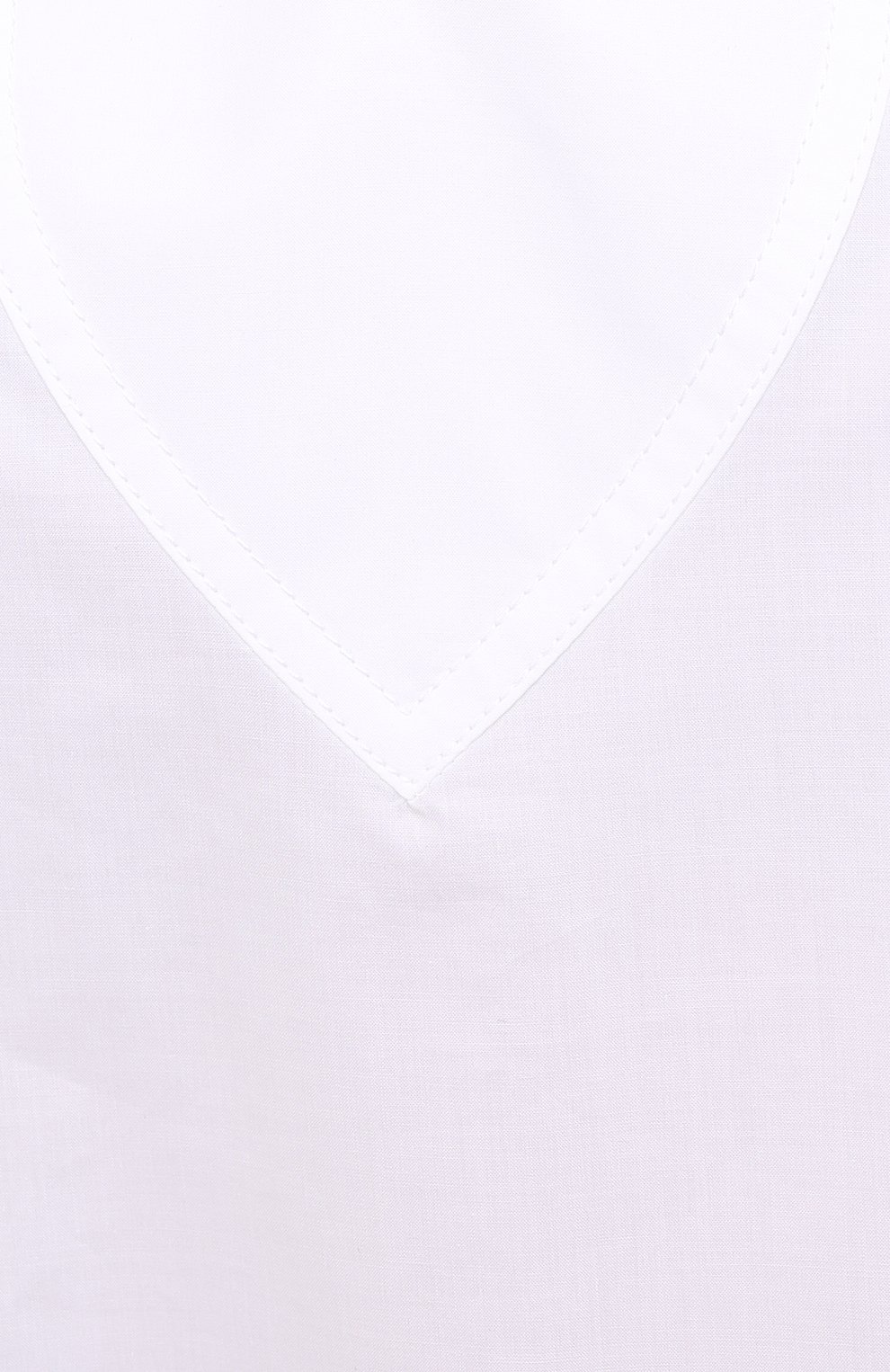 Хлопковый топ LANVIN белого цвета по цене 88850 руб., арт. RW-T0675U-4408-H20, фото 5 Хлопковый топ LANVIN, арт. RW-T0675U-4408-H20, фото 5