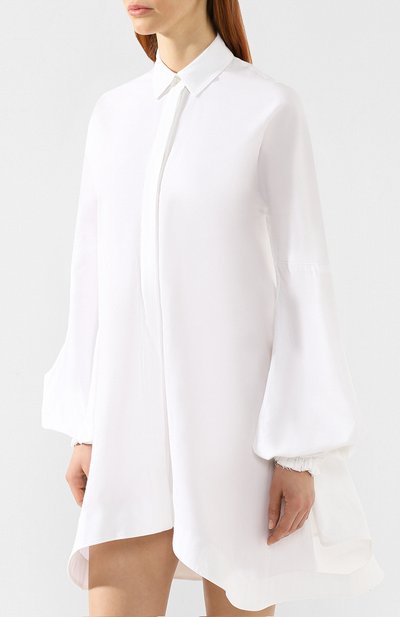Хлопковое платье JW ANDERSON белого цвета по цене 47150 руб., арт. DR08719A 182/001, фото 3 Хлопковое платье JW ANDERSON, арт. DR08719A 182/001, фото 3