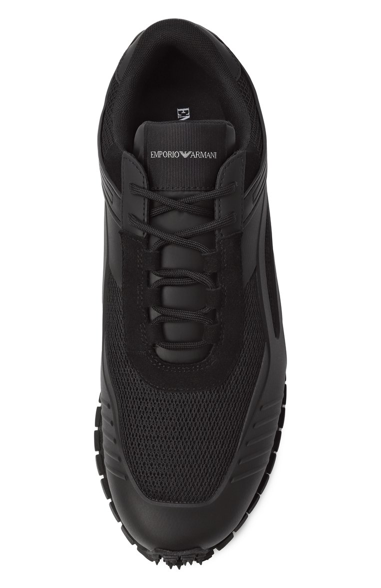 Текстильные кроссовки EMPORIO ARMANI, арт. X4X699/XR359, фото 1