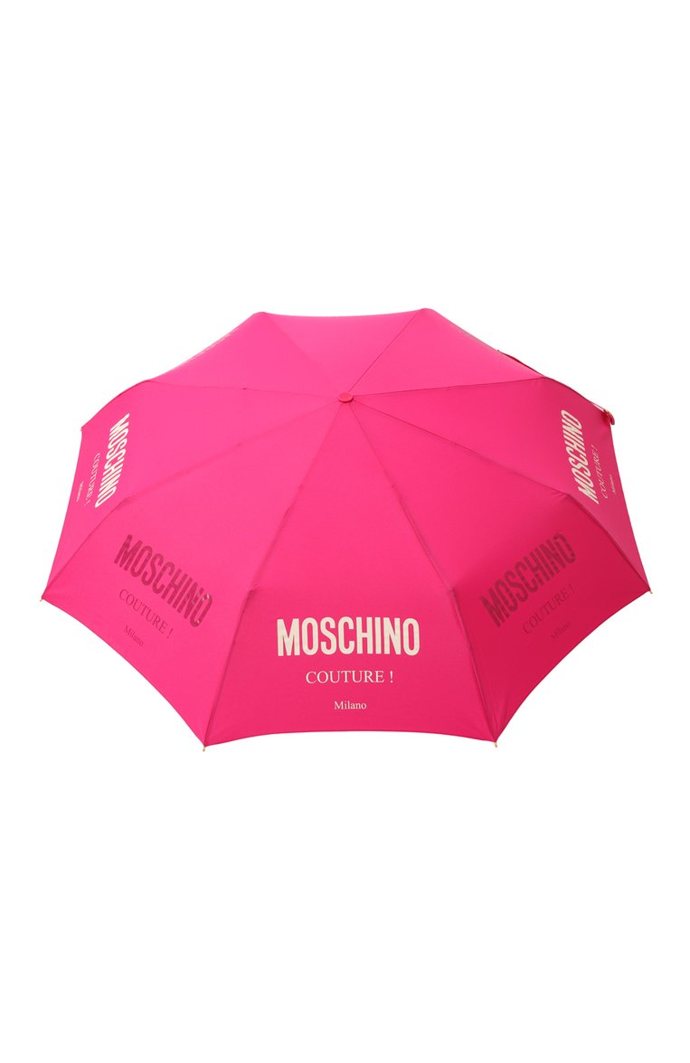 Женский складной зонт MOSCHINO фуксия цвета, арт. 8870 0PENCL0SE | Фото 1 (Нос: Не проставлено; Материал: Синтетический материал, Текстиль, Металл; Материал сплава: Проставлено)