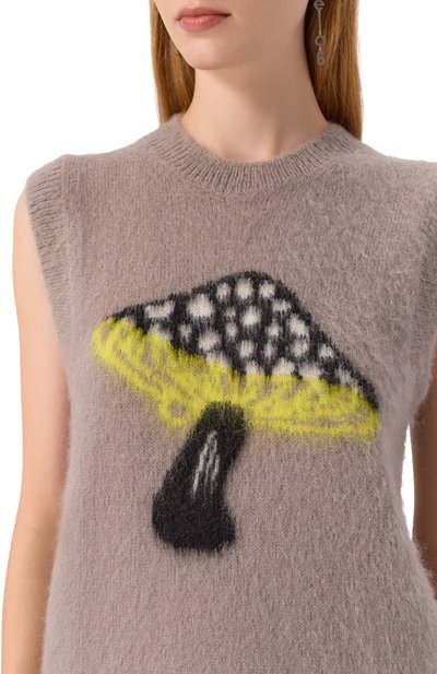 Жилет MSGM темно-бежевого цвета по цене 28100 руб., арт. 3941MDT192/257769, фото 5 Жилет MSGM, арт. 3941MDT192/257769, фото 5