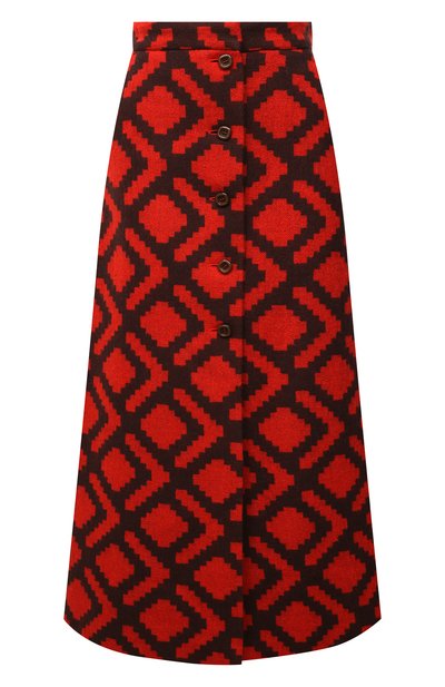 Женская шерстяная юбка GUCCI, арт. 643324 ZAF3A