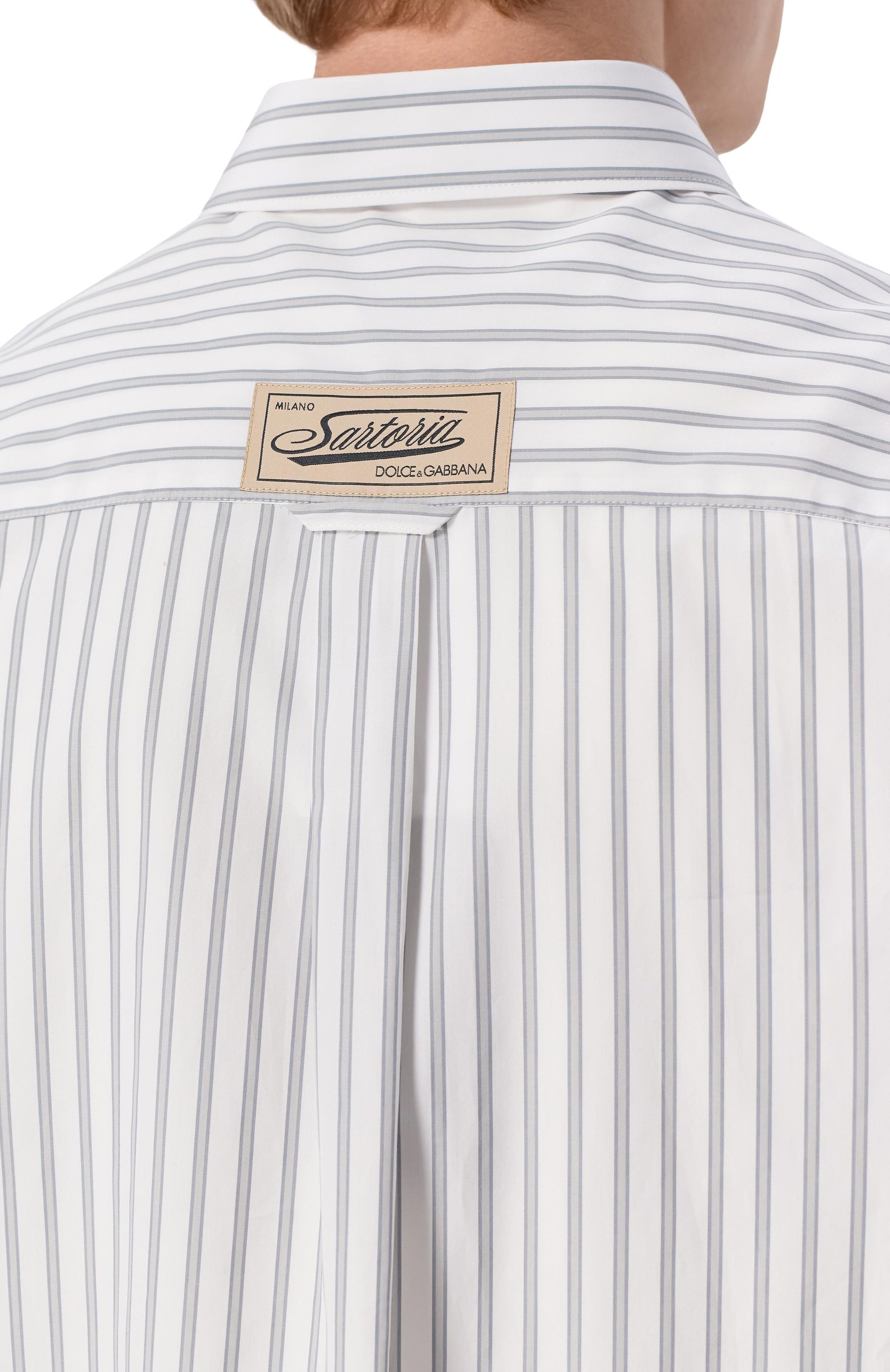 Хлопковая рубашка DOLCE & GABBANA, арт. G50C7T/FR5Z6, фото 5