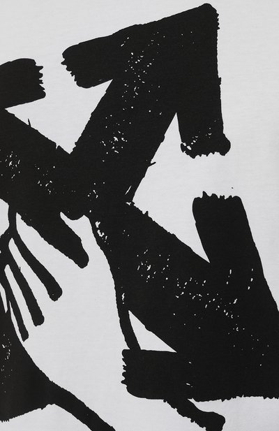 Хлопковая футболка OFF-WHITE, арт. OMAA027S23JER0070110, фото 5