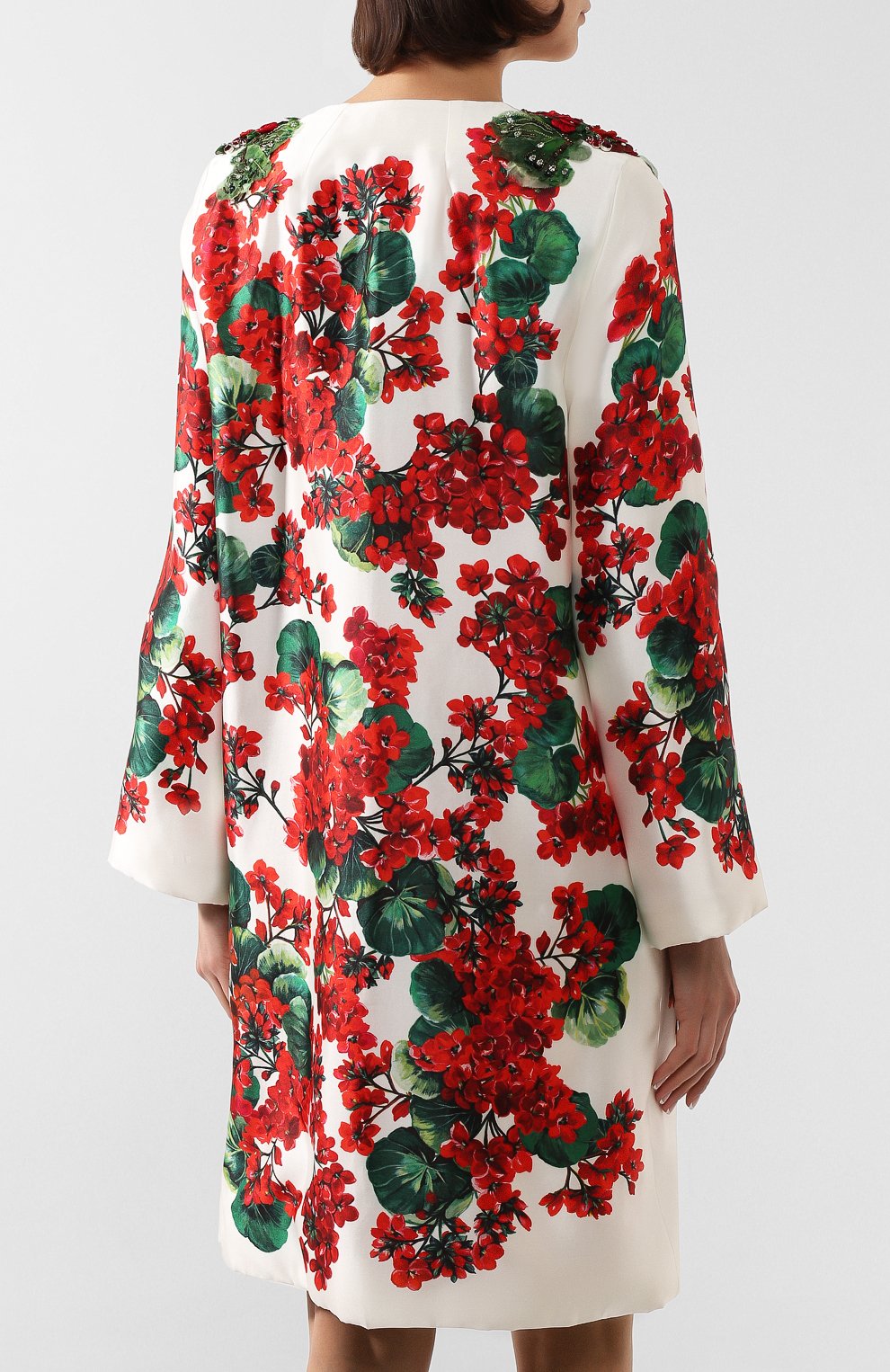 Шелковое пальто DOLCE & GABBANA, арт. F0W97Z/GDM77, фото 4