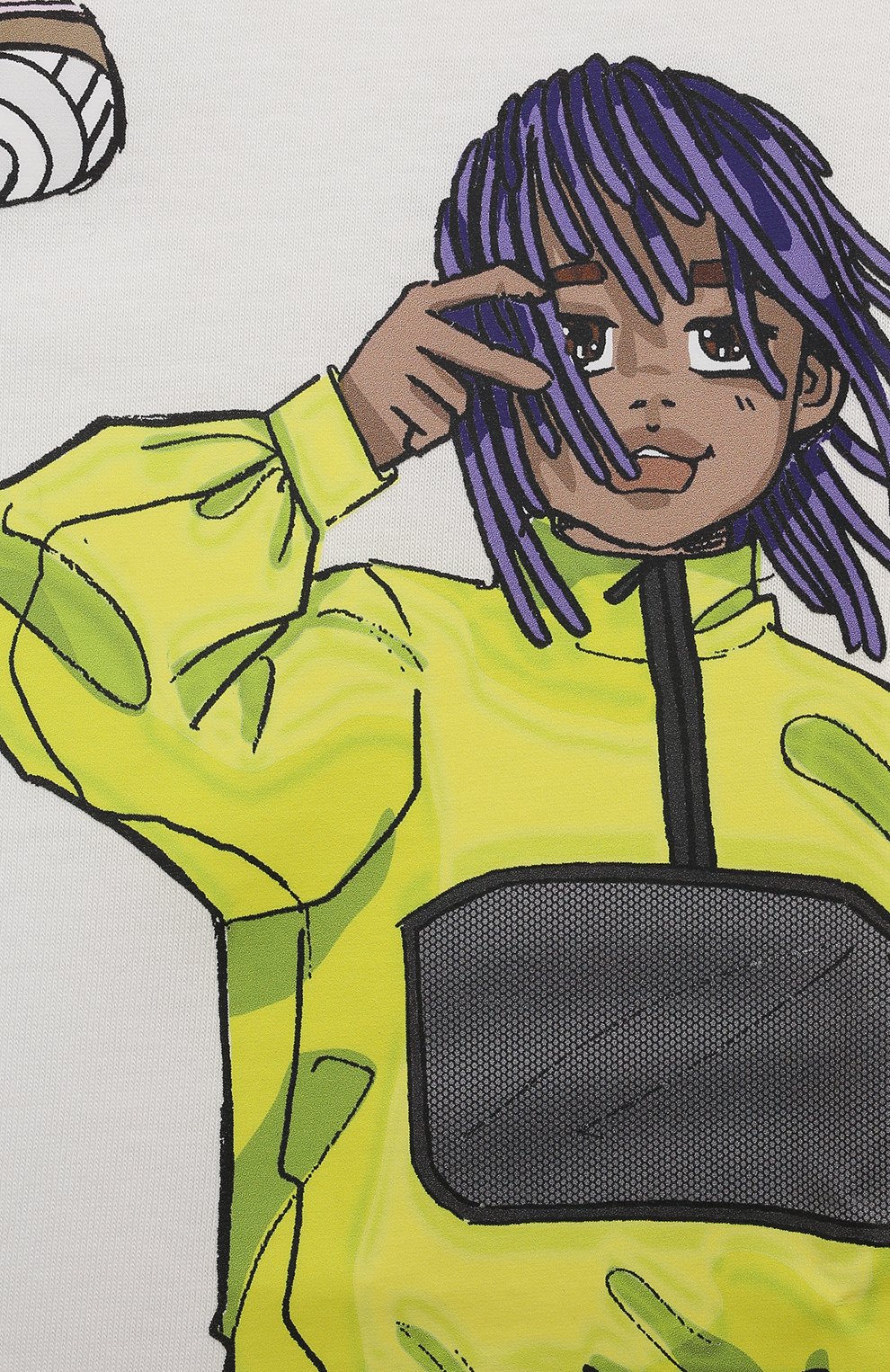 Хлопковая футболка FENDI, арт. JMI434/7AJ/8A-12+, фото 3