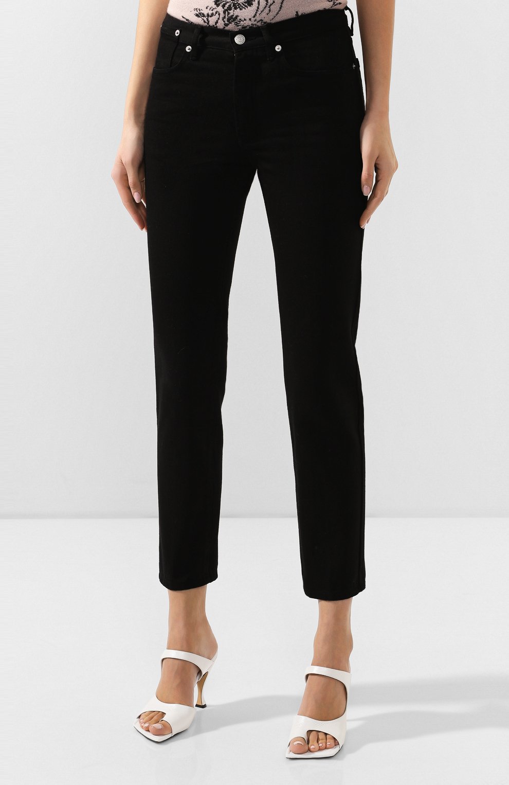 Джинсы DRIES VAN NOTEN черного цвета по цене 27150 руб., арт. 201-12404-9395, фото 3 Джинсы DRIES VAN NOTEN, арт. 201-12404-9395, фото 3