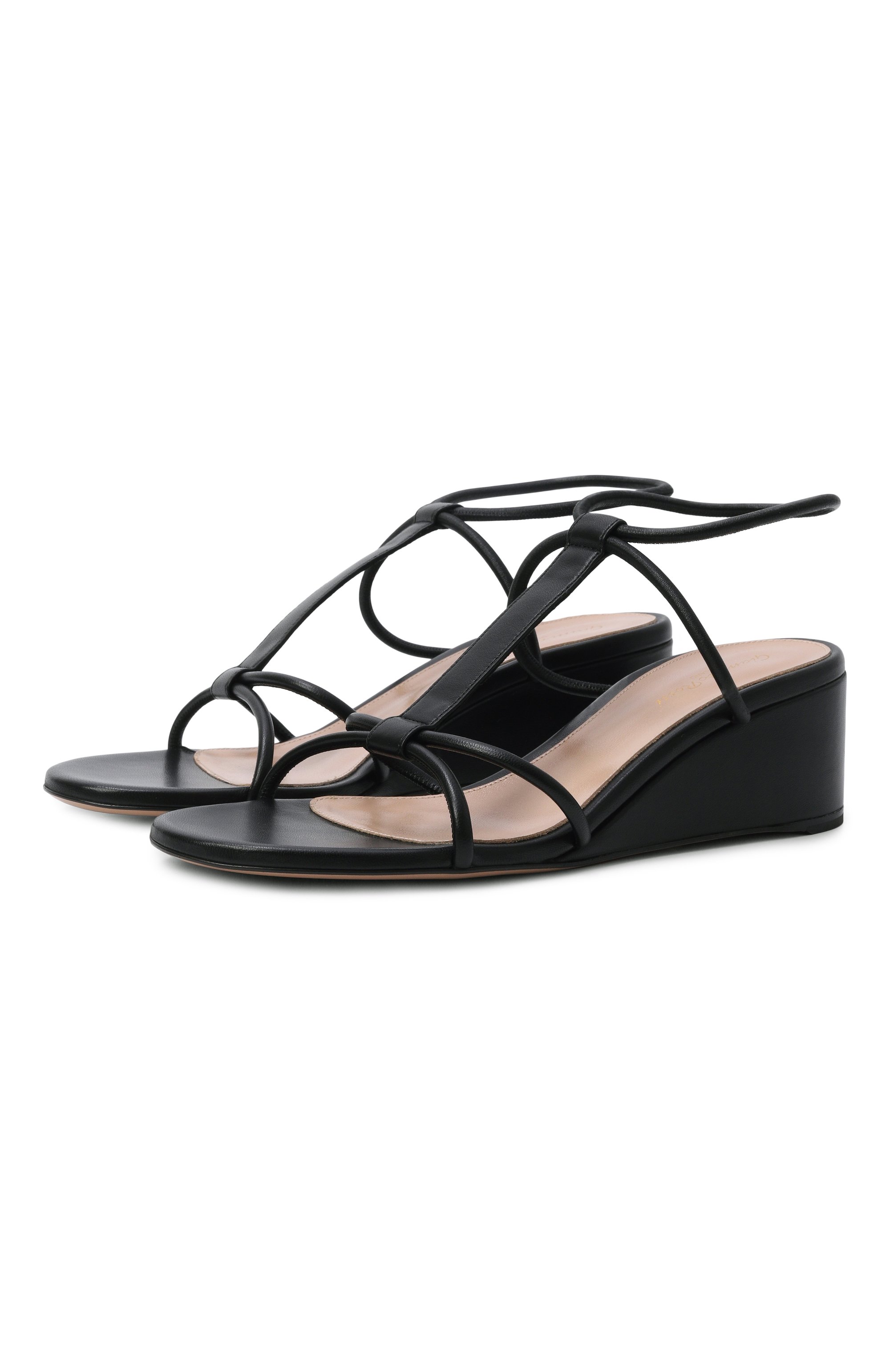 Кожаные босоножки lilo 45 GIANVITO ROSSI, арт. G32740.45RIC.NAPNER0, фото 1