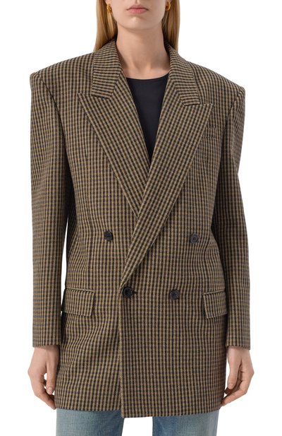 Шерстяной жакет SAINT LAURENT, арт. 798010/Y2H82, фото 3