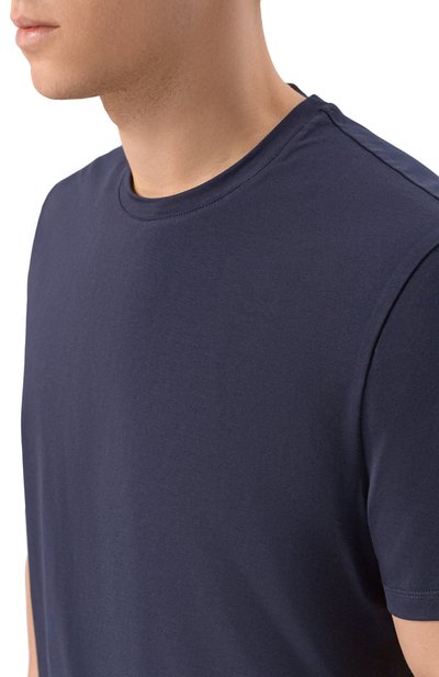 Хлопковая футболка 7 FOR ALL MANKIND, арт. 7MR01237-NVY, фото 5