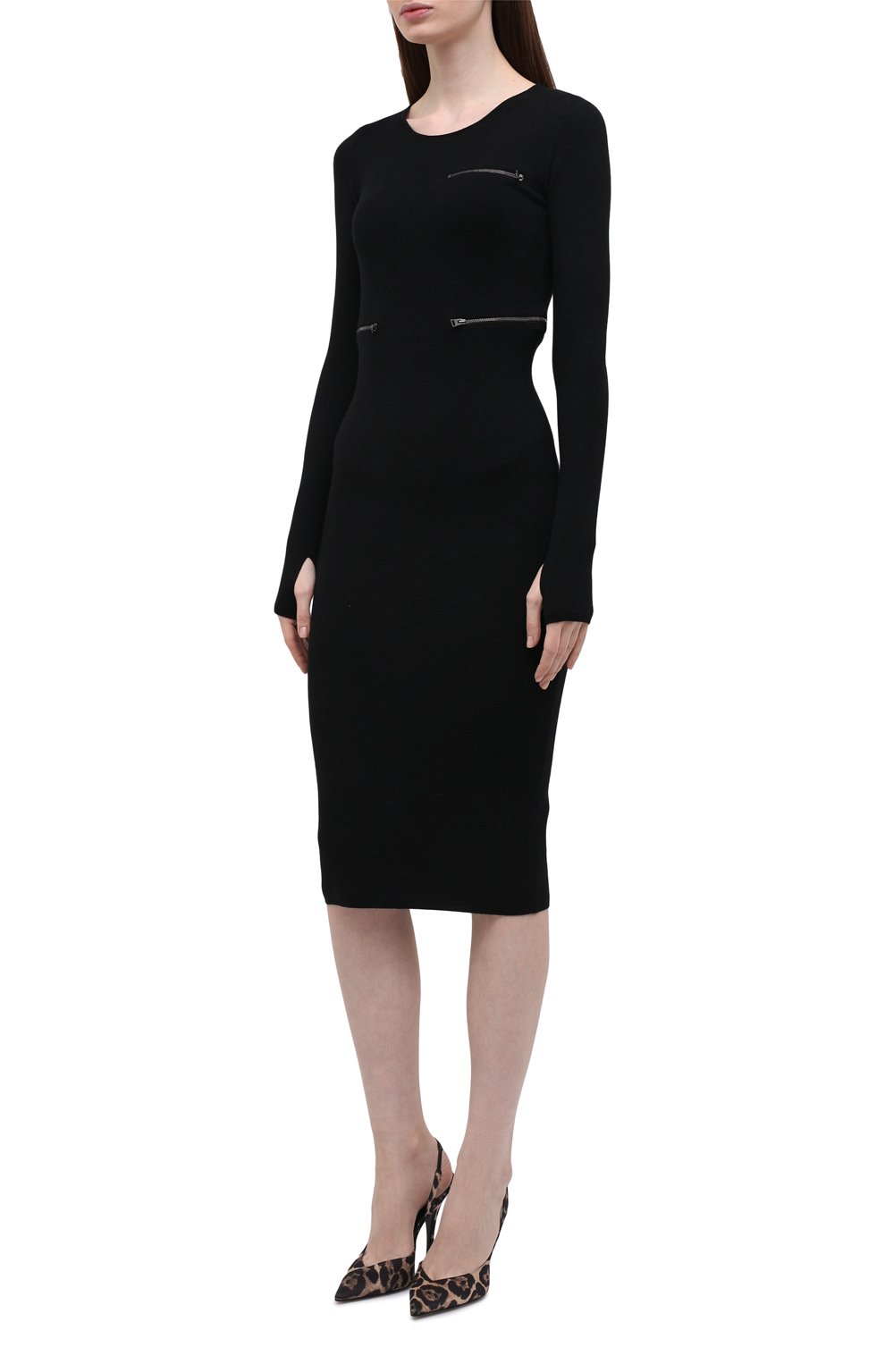 Шерстяное платье TOM FORD, арт. ACK290-YAX357, фото 3