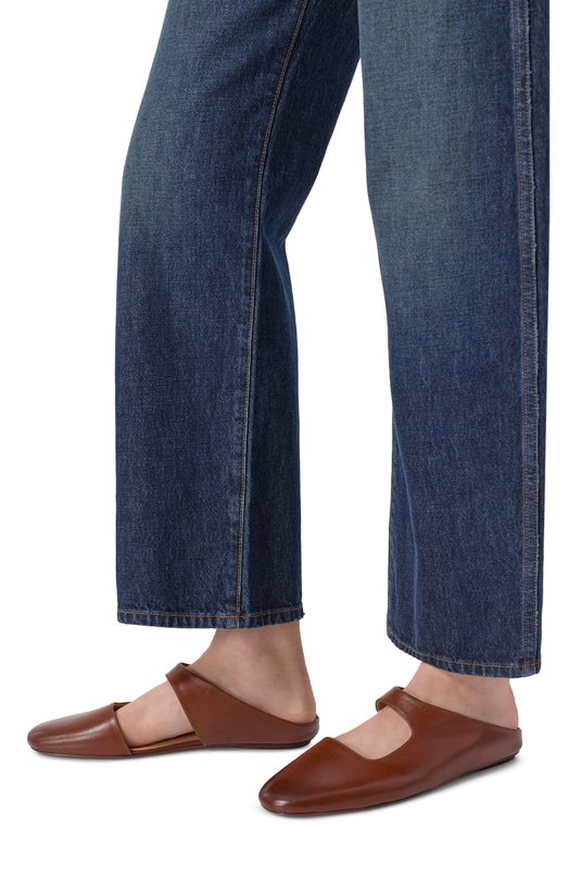 Кожаные сабо Distesa Marsell MW8460/P015 Коричневый  MW8460/P015 Фото 2