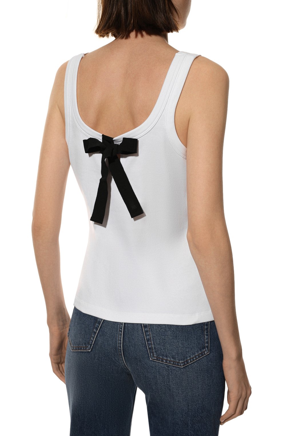 Хлопковая майка REDVALENTINO, арт. XR0MC01D/6H1, фото 4