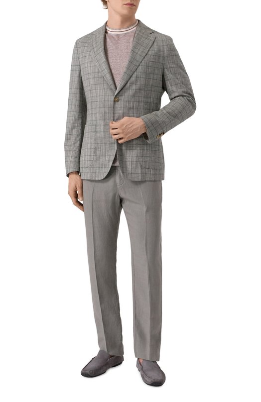 Пиджак из хлопка и шерсти  Windsor 13 GI0RN0 10019056/30045435 Зелёный  13 GI0RN0 10019056/30045435 Фото 3