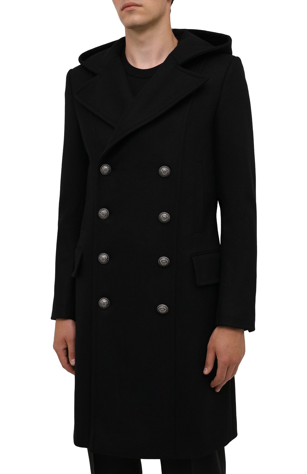 Пальто из шерсти и кашемира BALMAIN, арт. WH1UB001/T158, фото 3