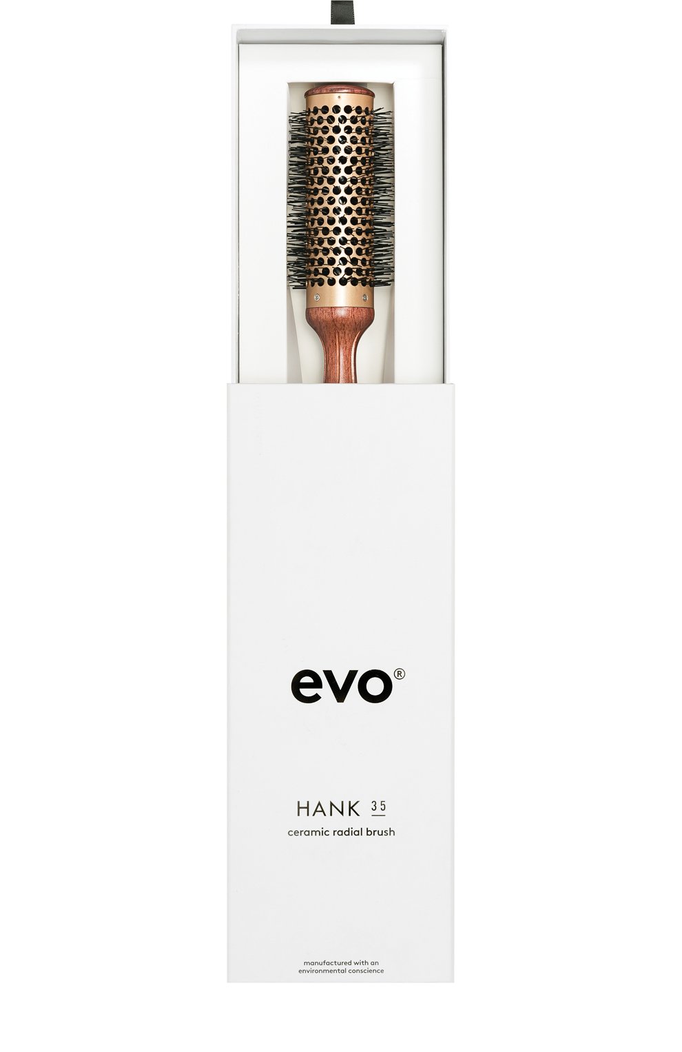 Керамическая круглая термощетка для волос 35 мм hank EVO, арт. 9327417018536, фото 2
